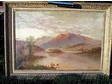 Scottish Angling Scene Oil on Canvas